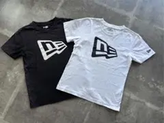 NEW ERA ニューエラ 半袖Tシャツ ホワイトブラック140 2枚セット ①