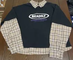 READILY レイヤードTシャツ ブラック