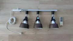 【値下げ】3灯ライティングレール リモコン付き