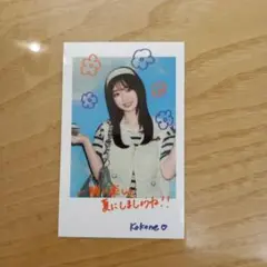 乃木坂46 愛宕心響 真夏の全国ツアー香川 乃木カフェ ポラロイド風ステッカー！