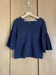 夏SALE‼️【INED】 フレアスリーブ Vネック カットソー
