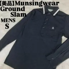 【美品】Munsingwear Ground Slam ポロシャツ S ブラック