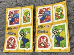 サーティワン　スーパーマリオ×BR オリジナルフレークシール　2枚まとめ売り