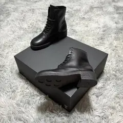 【未使用美品】agnes b. 本革 レースアップブーツ BLACK 36