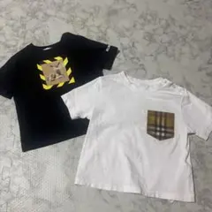 BURBERRY Tシャツセット 黒・白