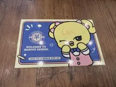 IVE MINIVE POPUP レイメッセージカードとポストカード
