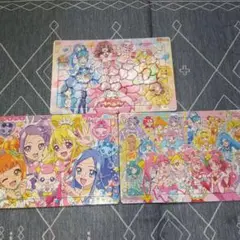 プリキュアジグソーパズル30〜80ピース３点セット