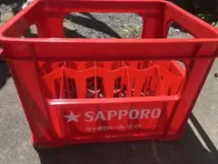 SAPPORO 赤星瓶ビール（大）収納ケース20本用