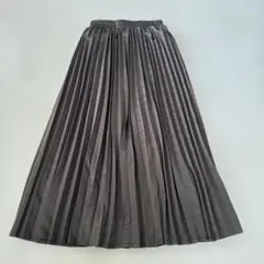 archive ダークブラウンプリーツスカート