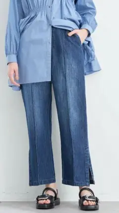 crewre ソフトツイストデニムワイドパンツ 3 - メルカリ