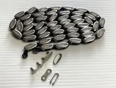 SHIMANO アーモンドチェーン 厚歯シングルギヤ用