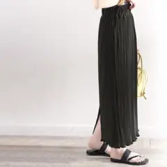 【ms+ ideal】メロープリーツタイトロングスカート