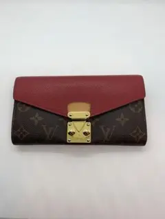 ルイヴィトン ポルトフォイユ パラス レッド 長財布