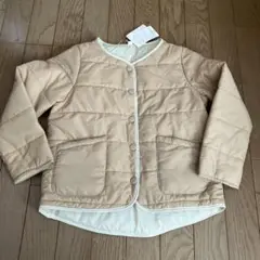 最終値下げ！130㎝　新品　中綿　ジャケット　※難あり