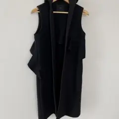 yori ヨリ ボンディングジレ ブラック