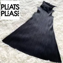 美品【PLEATS PLEASE】プリーツプリー ワンピース デザインカラー 3
