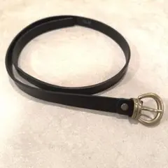 Max Mara INTREND ベルト ブラック マックスマーラ ゴールド