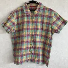 KUSUGURU チェック柄シャツ