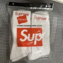 Hanes Supreme Crew Socks 4組　8本