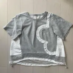 pleasin フリル レイヤードTシャツ