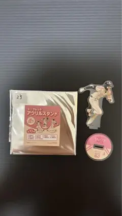 福岡ソフトバンクホークス 背番号23 周東佑京 アクリルスタンド