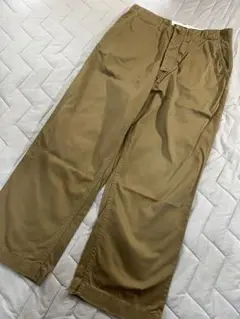WORKERS officer trousers ワークチノ　カーキブラウン