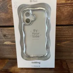 新品iPhone16シルバーiface BeBling