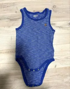 baby gap青と白のストライプタンクトップ 80cm