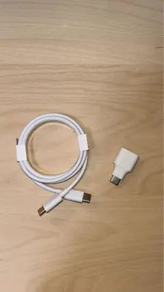 Googleピクセル8付属USB-C to USB-Cケーブルとアダプターセット