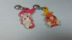 ミミロルとアチャモ ストラップセット