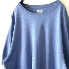 カークランド KIRKLAND プレーン Tシャツ 2XL くすみブルー青古着