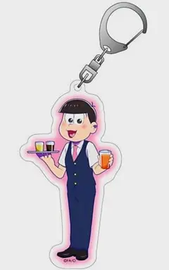 ★おそ松さん★空港柄/アクリルキーホルダー★トド松★美品★