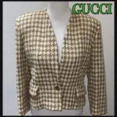 GUCCI ヴィンテージ ノーカラージャケット