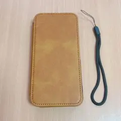 Zenfone 9 / Zenfone 10 ケース 手帳型 ライトブラウン