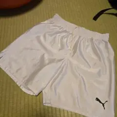 プーマサッカーバンツ　白　150