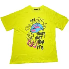 ノーバウンダリーズ アメカジ イエロー ストリートアート L Tシャツ