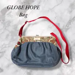 GLOBE HOPE　がま口バッグ　フィンランド　一点もの　ショルダーバッグ