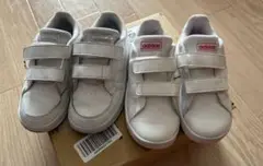 adidas スニーカー　15cm&16cm セット