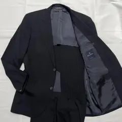 極美品✨ブルックスブラザーズ スーツ 黒 ストライプ ビジネス 40REG