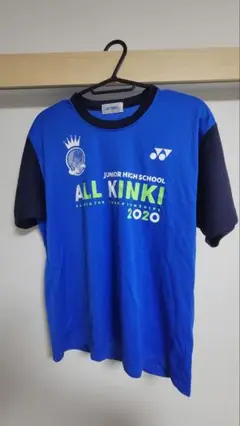 YONEX ジュニアハイスクール ALL KINKI 2020 シャツ 青