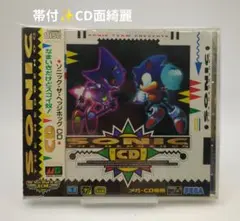 【メガCD】ソニック・ザ・ヘッジホッグCD☆CD面綺麗帯付