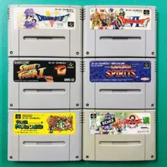スーパーファミコン ドラクエV VI ストII サムライスピリッツ など全6本