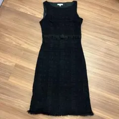 PAULEKA ブラックタイトワンピース