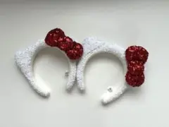 Hello Kitty スパンコール ヘアバンド　ユニバ