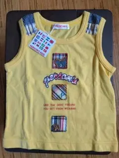 PERSON'S KIDS イエロー タンクトップ