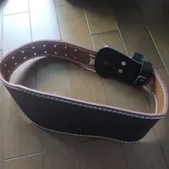レザー トレーニング・パワーベルト 黒