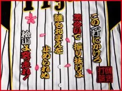 オマケ多数 桧山 応援歌 刺繍 ワッペン / 阪神 タイガース ユニホーム に