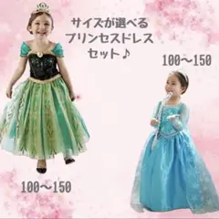 アナ雪　2着セット　アナ　エルサ　ディズニー　プリンセス　コスプレ