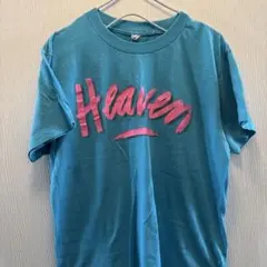 Heaven ロゴ Tシャツ 青