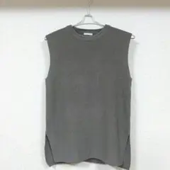 GU　フレンチスリーブセーター　オリーブグリーン 　Sサイズ